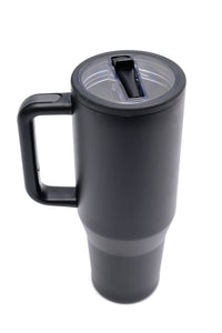 No Spill 40oz Tumbler in Black - Gift Idea