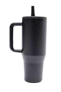 No Spill 40oz Tumbler in Black - Gift Idea