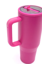 Load image into Gallery viewer, No Spill 40oz Tumbler in Hot Pink - Gift Idea