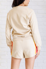 Load image into Gallery viewer, Retro Rainbow Shorts Set in Tan - Also in Plus