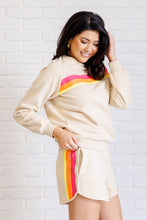 Load image into Gallery viewer, Retro Rainbow Shorts Set in Tan - Also in Plus