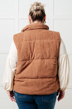 Load image into Gallery viewer, Pick Me Up Corduroy Puffer Vest - Also in Plus