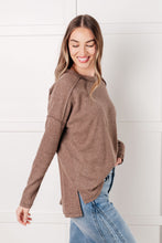 Load image into Gallery viewer, Simply Basic Ribbed Hacci Sweater in Mocha - Also in Plus