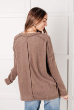 Load image into Gallery viewer, Simply Basic Ribbed Hacci Sweater in Mocha - Also in Plus