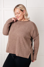 Load image into Gallery viewer, Simply Basic Ribbed Hacci Sweater in Mocha - Also in Plus