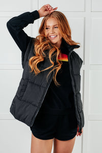 Stadium Seating Puffer Vest also in Plus