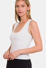 Load image into Gallery viewer, Zenana Cropped Padded Seamless Tank