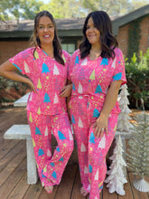 Load image into Gallery viewer, PREORDER: Pink Trees Pajama Set