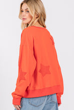 Load image into Gallery viewer, SAGE + FIG Star Patch Long Sleeve Sweatshirt