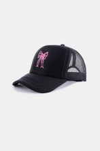 Load image into Gallery viewer, Zenana Ribbon Bow Embroidery Trucker Hat