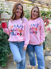 Load image into Gallery viewer, PREORDER: Merry Everything Tinsel Sweatshirt in Two Colors