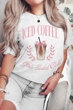 Load image into Gallery viewer, ICED COFFEE GIRLS SOCIAL CLUB Graphic Tee