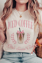 Load image into Gallery viewer, ICED COFFEE GIRLS SOCIAL CLUB Graphic Tee