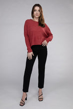 Load image into Gallery viewer, Ribbed Dolman Long Sleeve Sweater