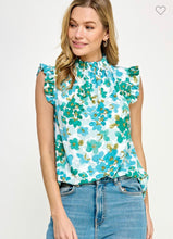 Load image into Gallery viewer, Ruffled Floral Tank