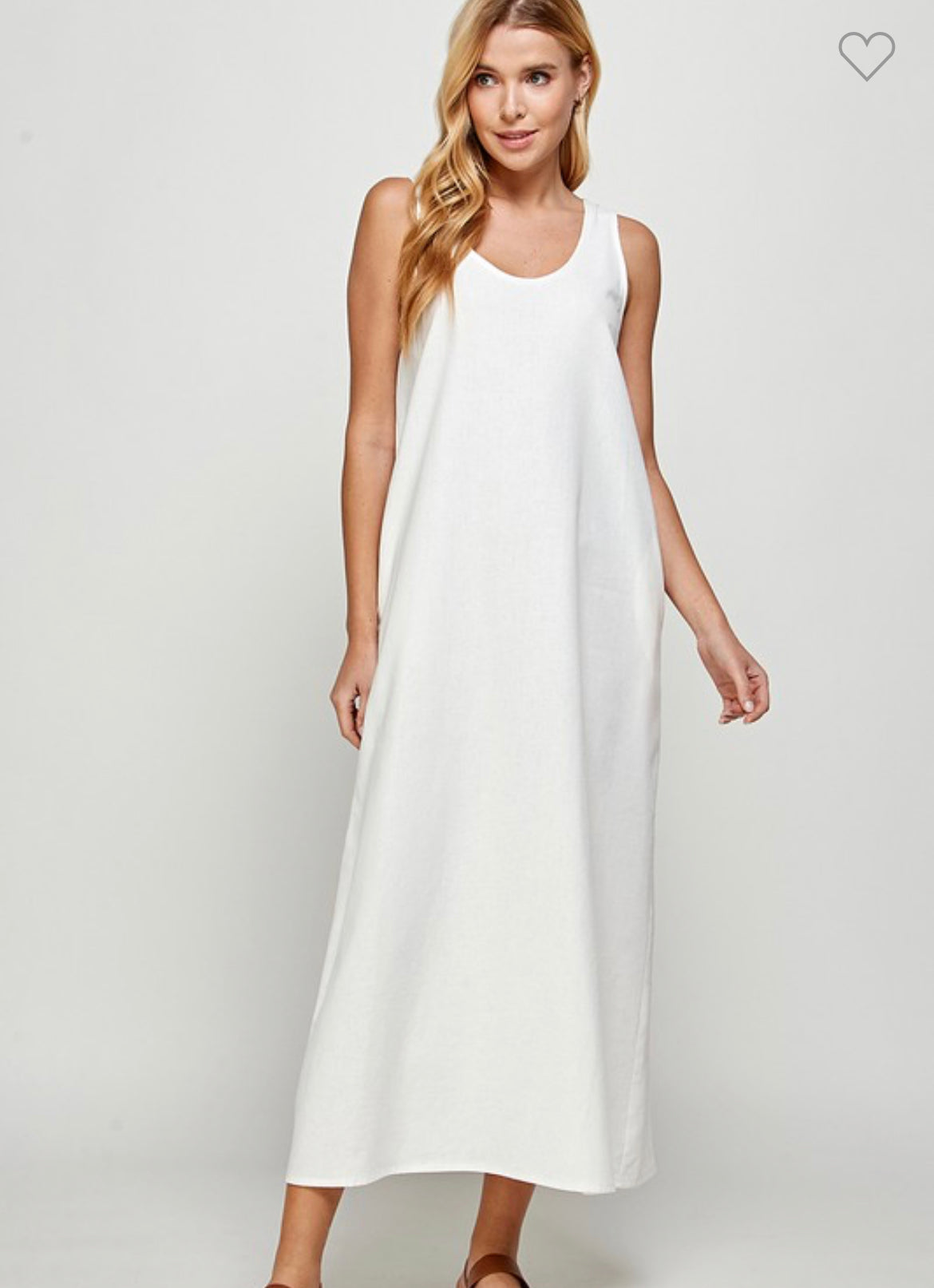 Linen Maxi Dress Linen Maxi Dress