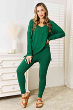Load image into Gallery viewer, Zenana Lazy Days Full Size Long Sleeve Top and Leggings Set