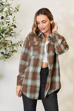Load image into Gallery viewer, Double Take Plaid Dropped Shoulder Shirt