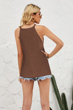 Load image into Gallery viewer, Grecian Neck Knit Tank