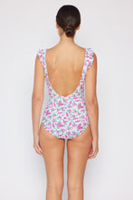 Load image into Gallery viewer, Marina West Swim Full Size Float On Ruffle Faux Wrap One-Piece in Roses Off-White