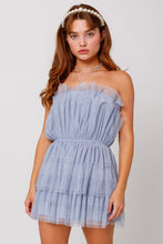 Load image into Gallery viewer, Gilli Strapless Layered Mesh Dress