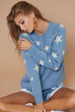 Load image into Gallery viewer, BiBi Star Pattern Long Sleeve Sweater