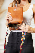 Load image into Gallery viewer, SHOMICO PU Leather Wide Strap Crossbody Bag