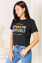 Load image into Gallery viewer, Simply Love Slogan Graphic Cuffed Sleeve T-Shirt