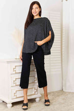 Load image into Gallery viewer, Double Take Printed Dolman Sleeve Round Neck Blouse