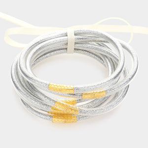 Jelly Tube Bracelet Set
