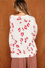 Load image into Gallery viewer, Red Leopard Sweater