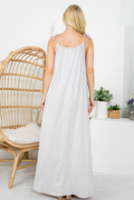 Load image into Gallery viewer, Light Grey Rope Tie Maxi