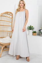 Load image into Gallery viewer, Light Grey Rope Tie Maxi