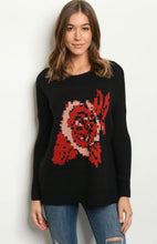 Load image into Gallery viewer, Flower Sweater