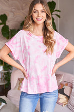 Load image into Gallery viewer, Pink Tie Dye Tee