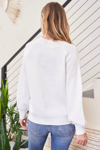 Ivory Sweater Knit