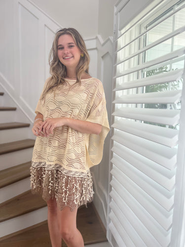 Boho Fringe Coverup