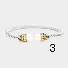 Load image into Gallery viewer, Pearl Cuff Bangle