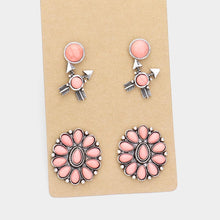 Load image into Gallery viewer, Boho Turquoise Studs