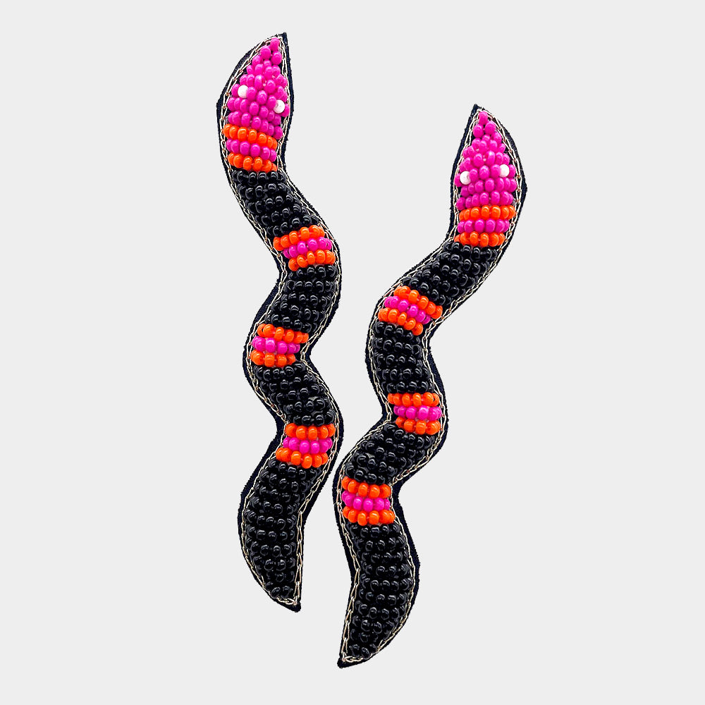 Snake Bead Earrings
