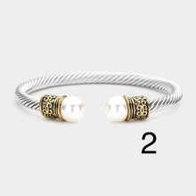 Load image into Gallery viewer, Pearl Cuff Bangle