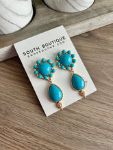 Load image into Gallery viewer, Turquoise Dangles