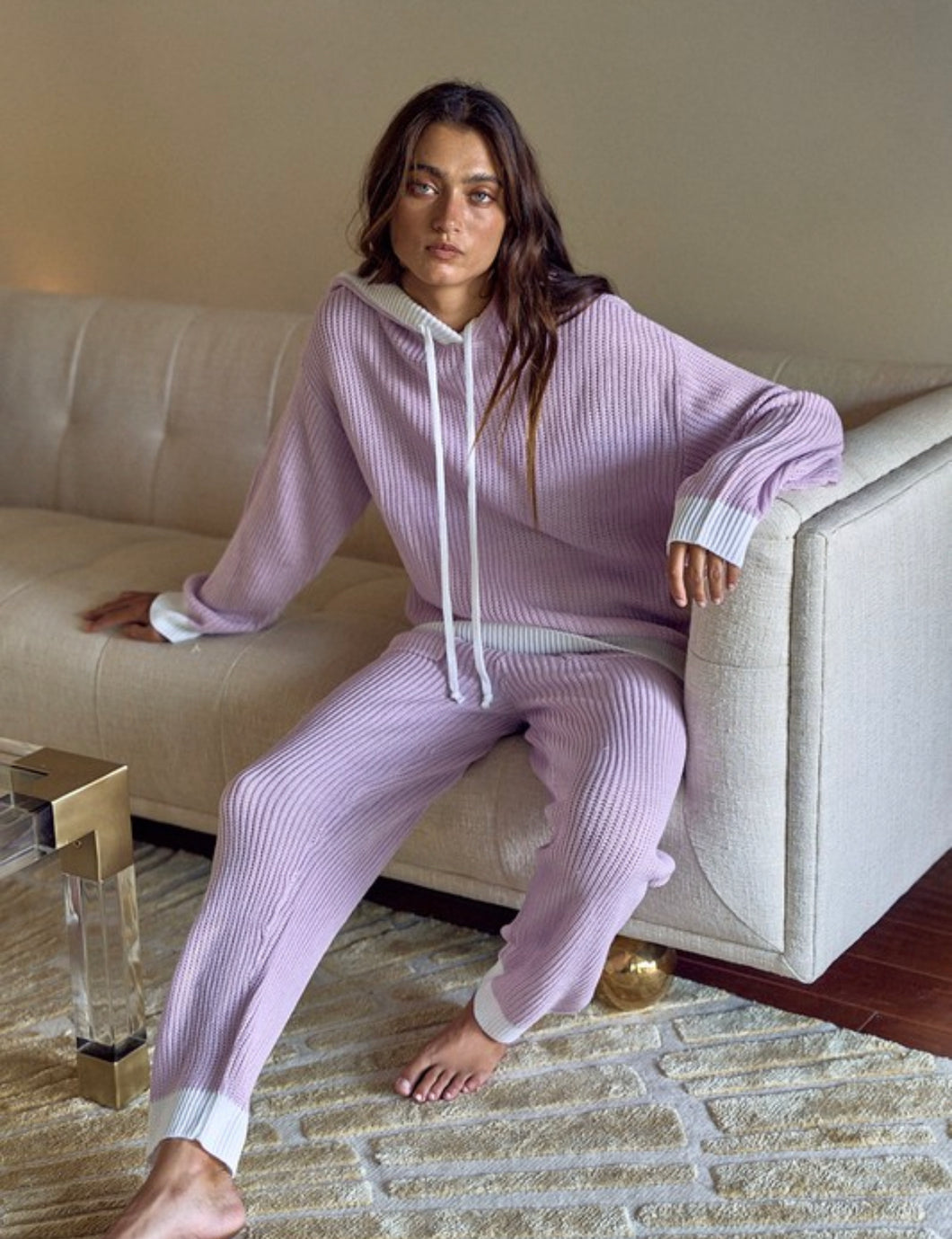 Lilac Sweater Set