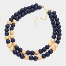 Load image into Gallery viewer, Double Layer Bead Necklace