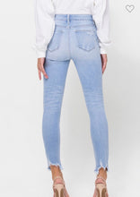 Load image into Gallery viewer, Light Distressed Denim Cello Jean